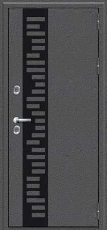 Дверь металлическая Термо 220 Антик Серебро/Cappuccino Veralinga
